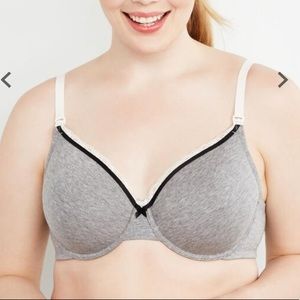 Motherhood maternity Nursing Bra Full Coverage Maternity And‎ Nursing gray